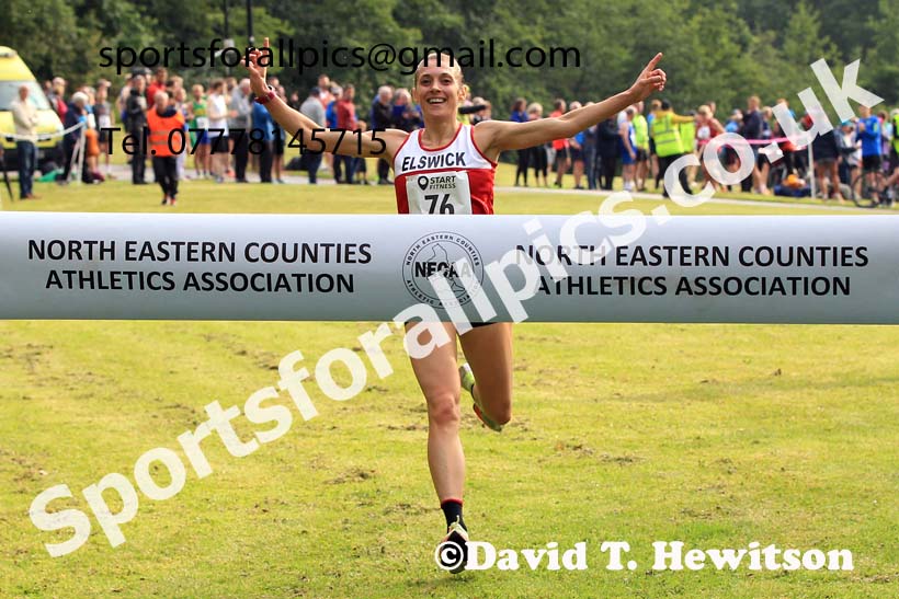Womens and Mens Over-50s 2023 Sunderland 5k Road Race, July 20th.  Photo: David T. Hewitson/Sports for All Pics